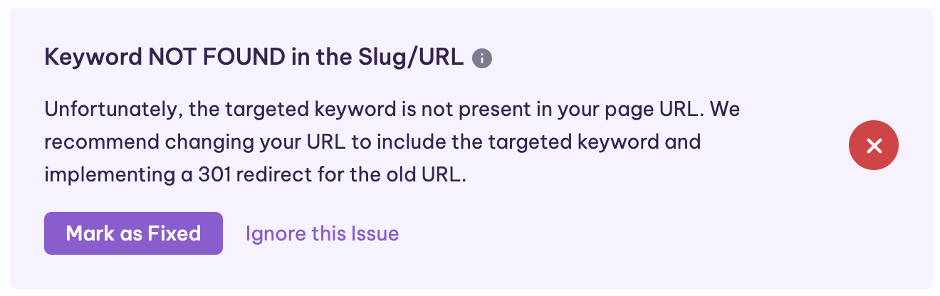 Keyword In Slug